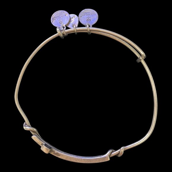 Alex and Ani Bracelet 8” Women Sterling Silver 925 Recycle Made in USA With Love - Picture 3 of 9